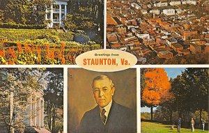 Greetings In Heart of Shenandoah Valley Staunton, Virginia USA View Postcard ...