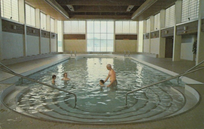 HARRISON HOT SPRINGS, B.C., Canada, 1950-60s; Indoor Swimming Pool