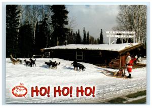 Postcard North Pole Community & Visitor Center Ho Ho Ho Santa AK ACE1994