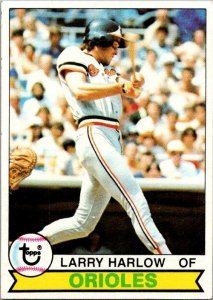 1979 Topps Baseball Card Larry Harlow Baltimore Orioles