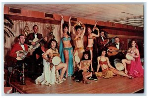 c1960 Dancing Girls Pose Port Said Night Club Instruments Washington DC Postcard