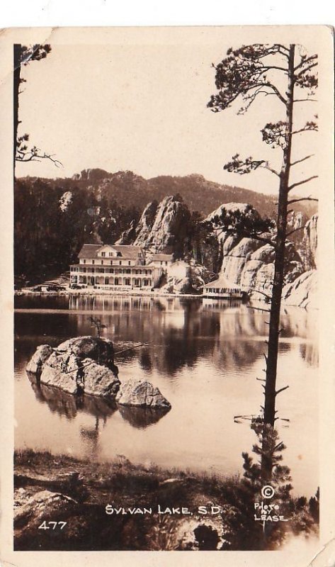 RPPC Postcard Sylvan Lake South Dakota