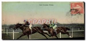 Old Postcard Horse Riding Equestrian racing tracks