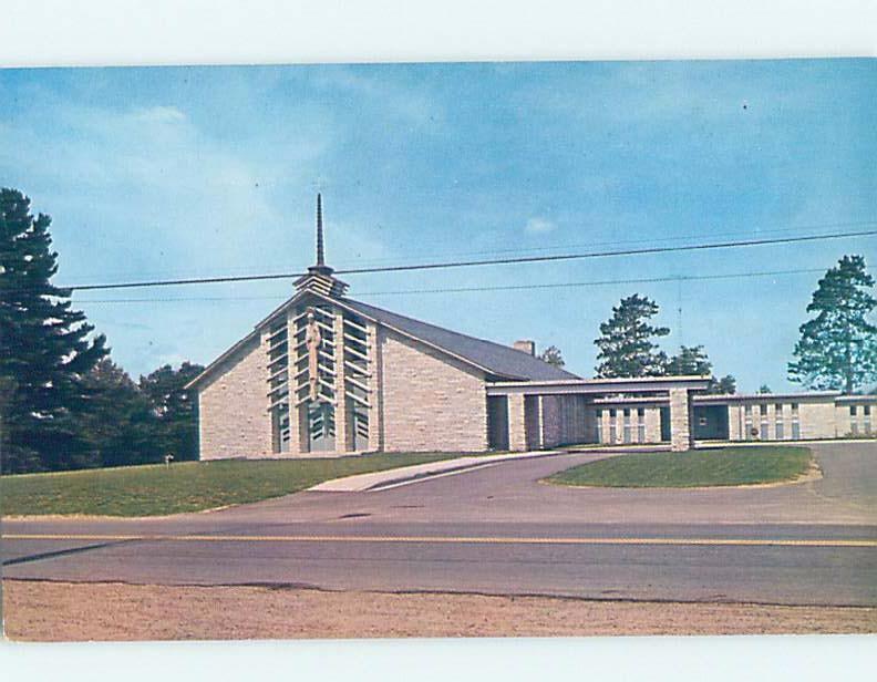Pre-1980 CHURCH SCENE Lac Du Flambeau - Near Minocqua Wisconsin WI A8792