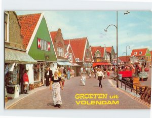 Postcard Groeten uit Volendam, Netherlands