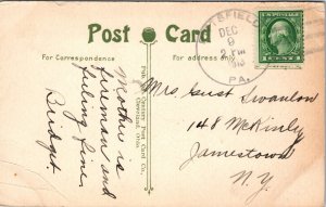 Postcard OH Cleveland New Y.M.C.A. Erected by the Gifts of the People 1913 B6