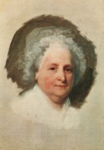 Postcard Martha Washington Gilbert Stuart American Museum Of Fine Arts Boston MA