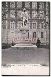 Lyon - Bernard Jussieu Statue - Old Postcard