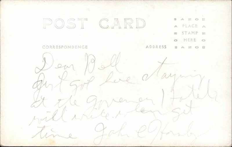 Social History Bonus Army BEF Camp Washington DC 1932 RPPC Pay WWI Vets #67 