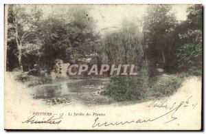 Old Postcard Poitiers The Jardin des Plantes