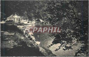 Postcard Modern Besse Surroundings The beautiful shores of Lake Pavin