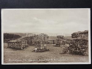 Northumberland: Housesteads, The West Gate Roman Wall c1952 by Frith HTW/2