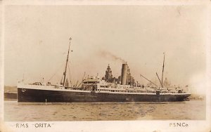 R.M.S Orita  Real Photo R.M.S Orita , Pacific Steamship Navigation Company Vi...