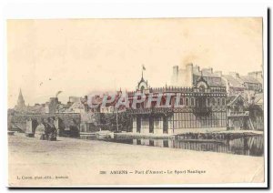Amiens Postcard Old Port & # 39amont The water sports