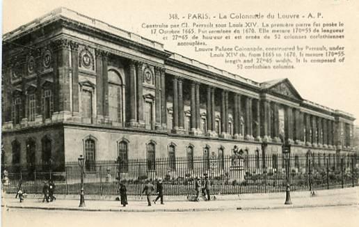 France - Paris, The Louvre Palace Colonnade