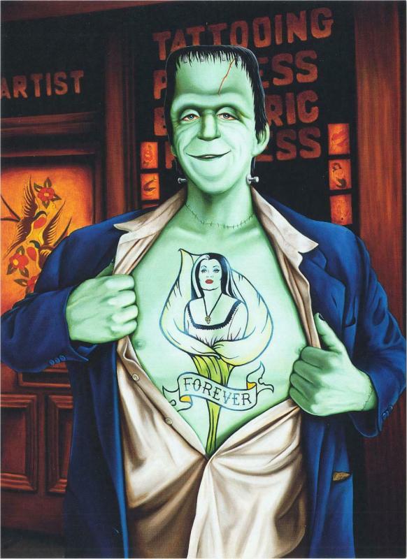 30 Spooky 'The Munsters' Tattoos