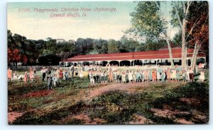 COUNCIL BLUFFS, IA Iowa ~ CHRISTIAN HOME ORPHANAGE Children c1910s Postcard