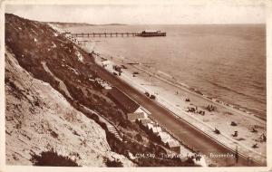 uk29428 pier and drive boscombe real photo uk