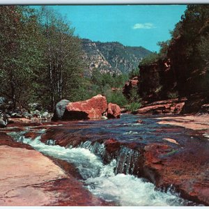 c1960s Oak Creek Canyon, AZ River Rapids Roben Co Chrome PC Bob Bradshaw A299