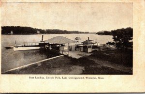 Massachusetts Worcester Lake Quinsigamond Lincoln Park Boat Landing