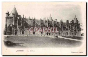 Old Postcard Josselin castle