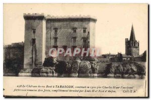 Postcard Old Chateau du Roi Rene in Tarascon by Charles II on Ancient Roman f...