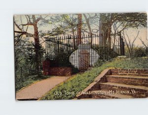 Postcard The Old Tomb of Washington Mt. Vernon Virginia USA