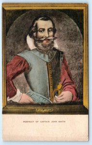 Portrait CAPTAIN JOHN SMITH ~ Explorer JAMESTOWN  Handcolored Albertype Postcard