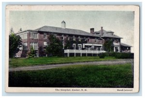 1931 The Hospital Exeter New Hampshire NH Handcolored Posted Vintage Postcard