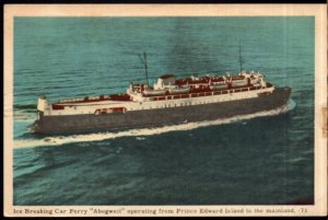 PEI Ice Breaking Car Ferry ABEGWEIT operating from PEI to the Mainland PECO