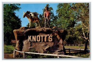 Vintage 1965 Postcard Knotts Berry Farm Pioneer Prospector Buena Park California