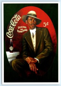 Repro COCA COLA ADVERTISING Artist John Solomon Sandridge 1997 ~ 4x6 Postcard