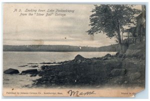 c1905's Looking Down Lake Pookookapag From Silver Ball Southbridge MA Postcard