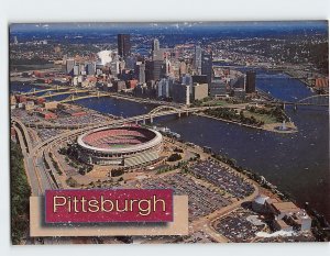 Postcard Aerial view, Pittsburgh, Pennsylvania