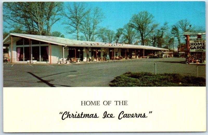 New Jersey Postcard Fairfield Home Garden Center Home Of Christmas Ice Caverns Hippostcard