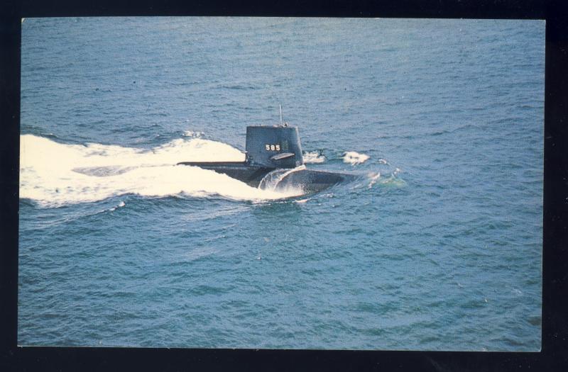 US Navy/Naval Postcard, USS Skipjack, Fastest & Most Maneuverable Submarine