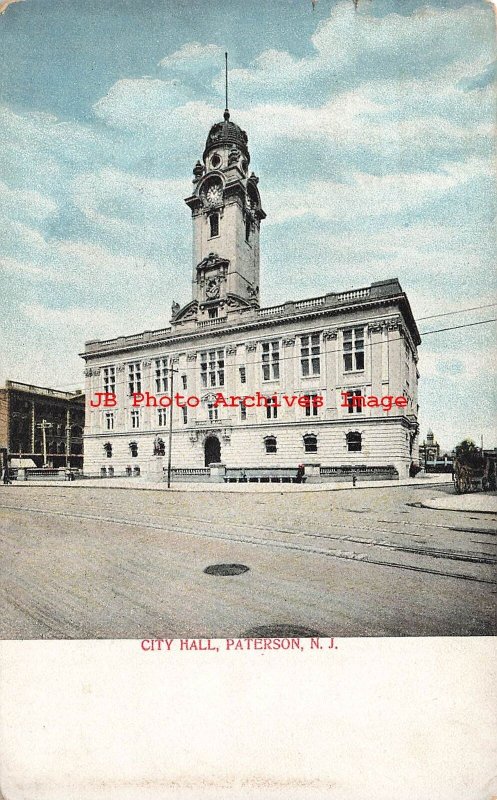 NJ, Patterson, New Jersey, City Hall Building, Exterior View, No 3311