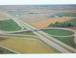 Unused Pre-1980 AERIAL VIEW OF TOWN Lake Township Ohio OH n2666