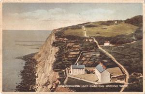 uk31482 ecclesbourne cliff looking west hastings uk