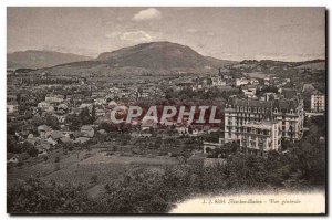 Aix les Bains Old Postcard General view