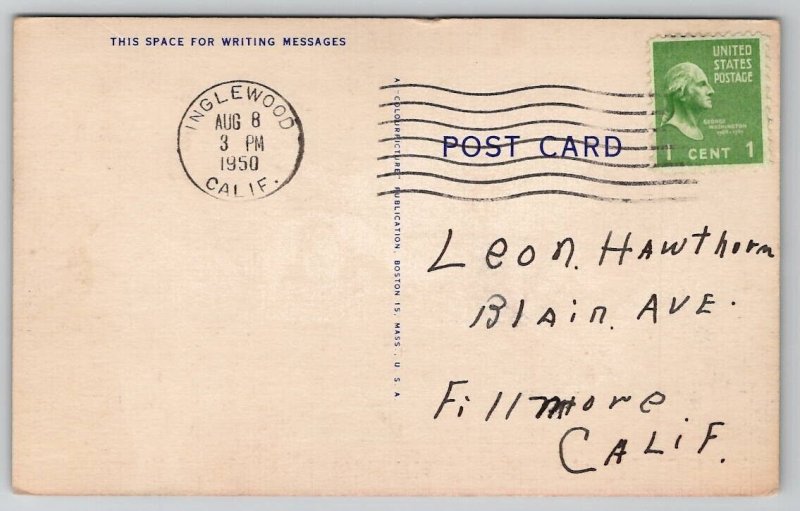 Comic The Same Old Moon BUT how It Has Changed Big Butt Woman Postcard O23