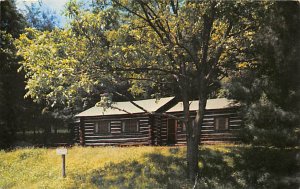 River Cabin at Cook Forest Park Cook Forest State Park, Pennsylvania PA Postc...