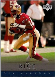 2000 Upper Deck Football Card Jerry Rice San Francisco 49ers sk5691