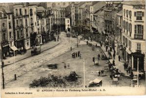 CPA ANGERS - Entrée du Fauburg St-MICHEL (207975)