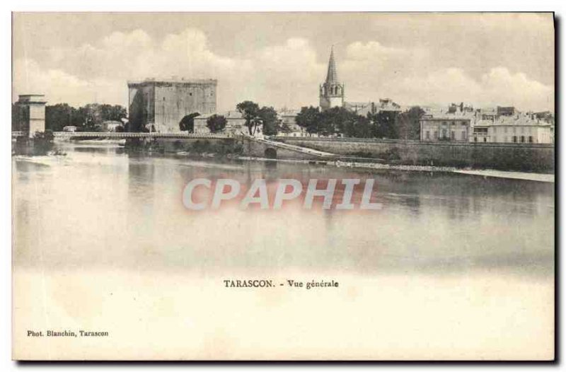 Old Postcard Tarascon General view