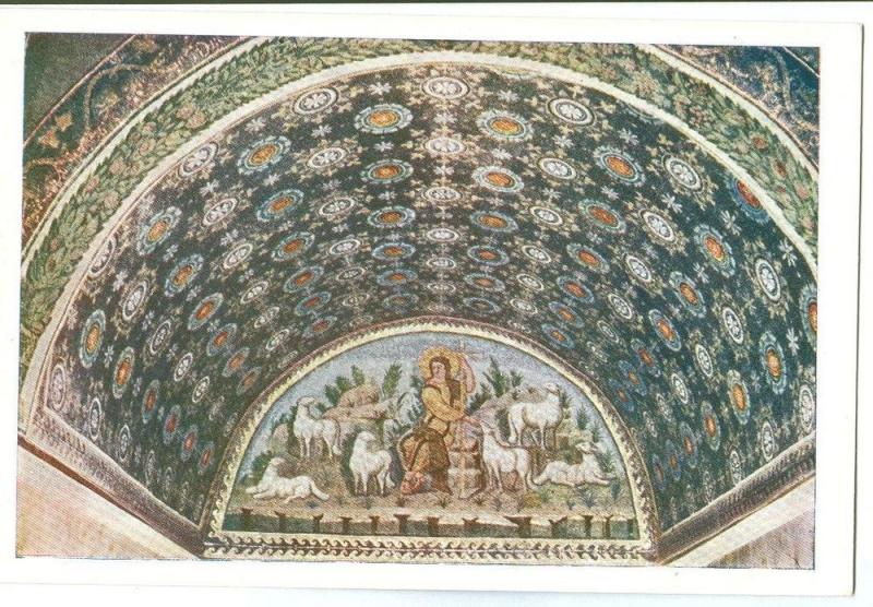 Ravenna, Mausoleo di Galla Placidia Lunetta del Buon Pastore