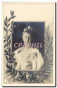 Old Postcard SM Guglielmina of Regina Olanda