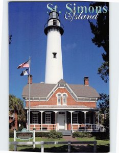 Postcard St. Simons Island Georgia USA