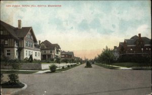 Seattle Washington WA Capitol Hill Thirteenth Ave c1910 Vintage Postcard