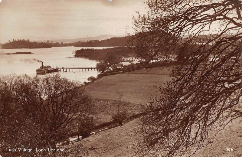 BR81656 luss village loch lomond real photo    scotland